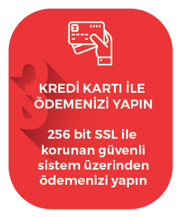 Kredi Kartı ile Ödemenizi Yapın